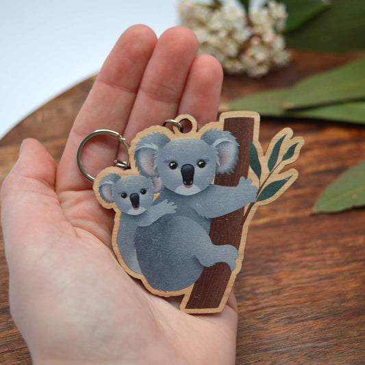 Wooden Keychain  | Koala
