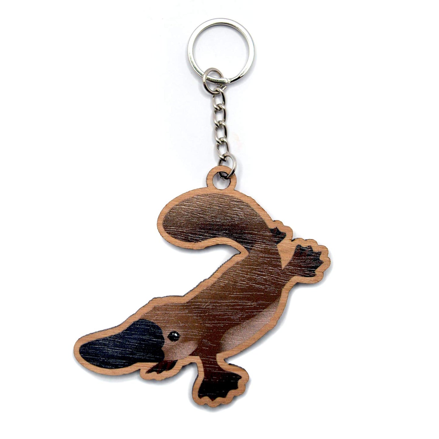 Wooden Keychain | Platypus