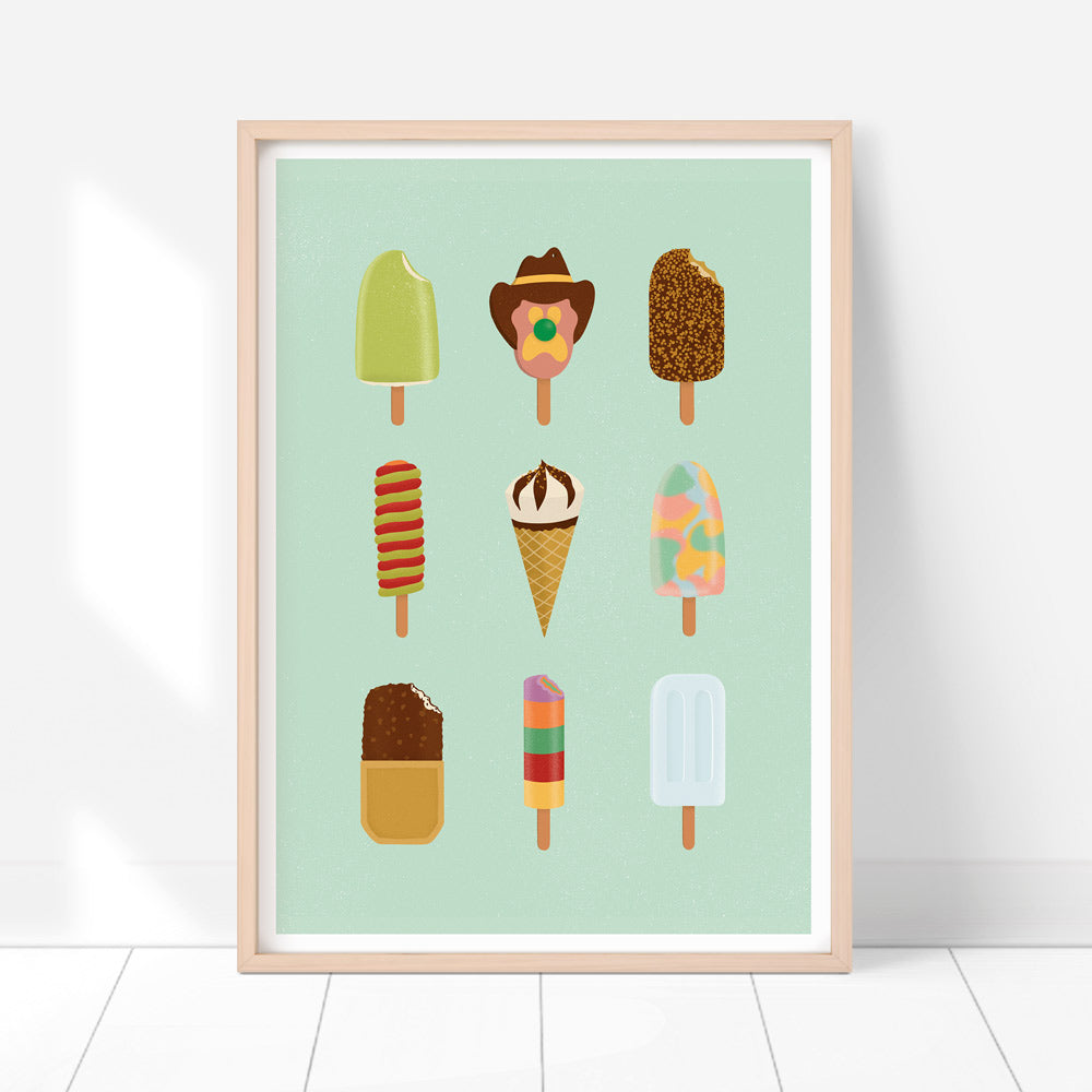Aussie Ice Creams | Fine Art Print