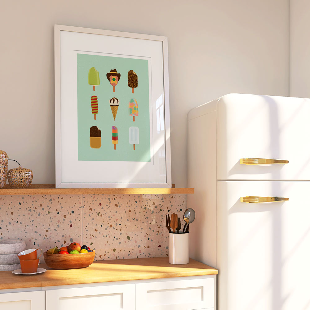 Aussie Ice Creams | Fine Art Print