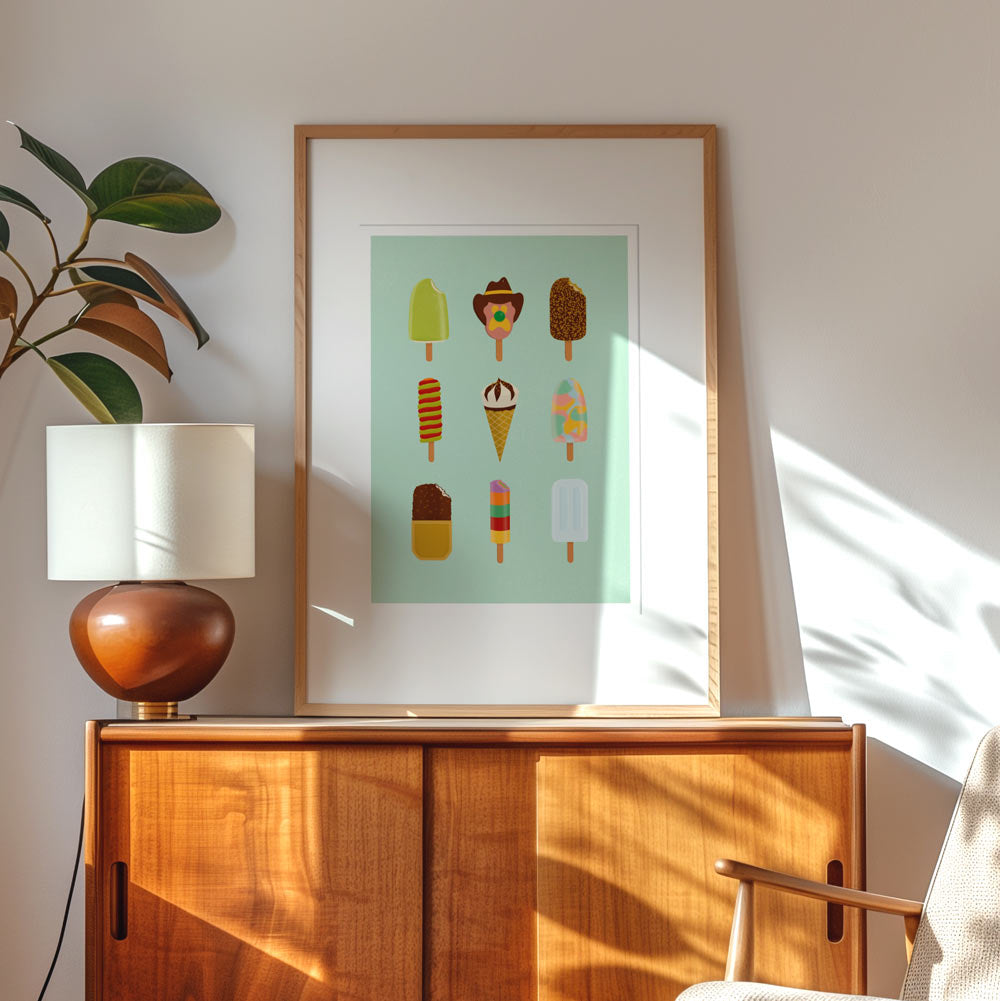 Aussie Ice Creams | Fine Art Print