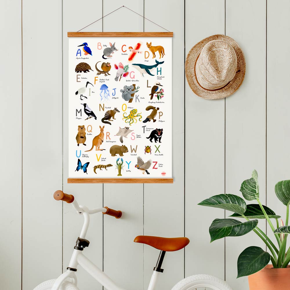 Australian Animals Alphabet | Fine Art Print
