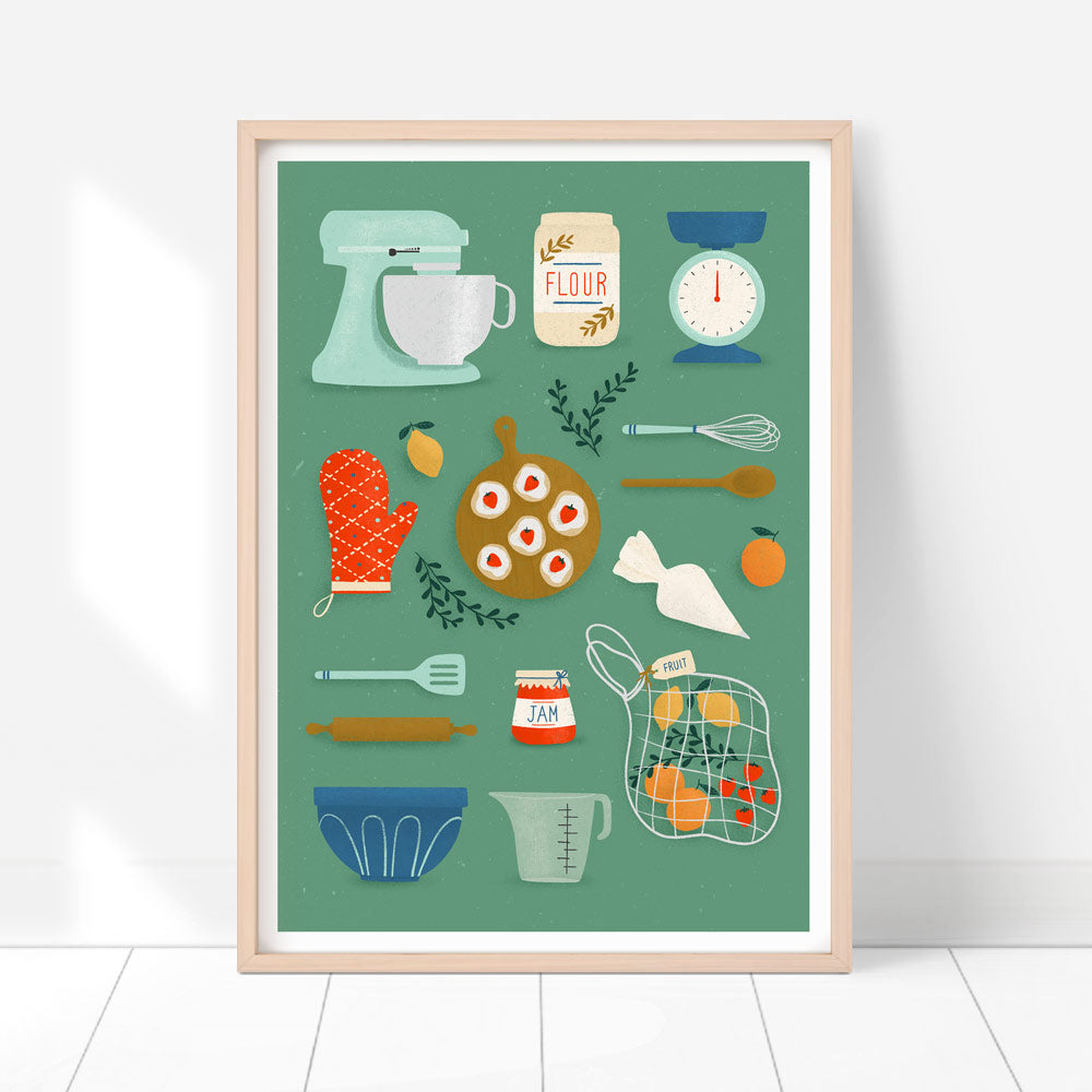 Country Baking | Fine Art Print