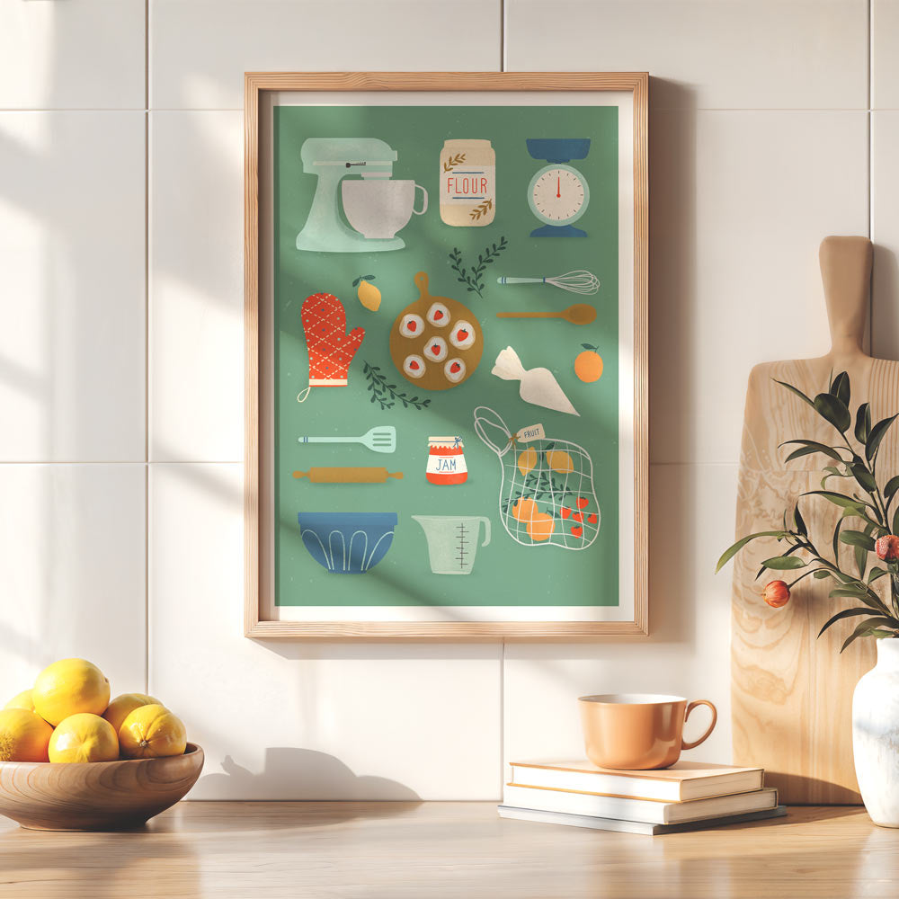 Country Baking | Fine Art Print