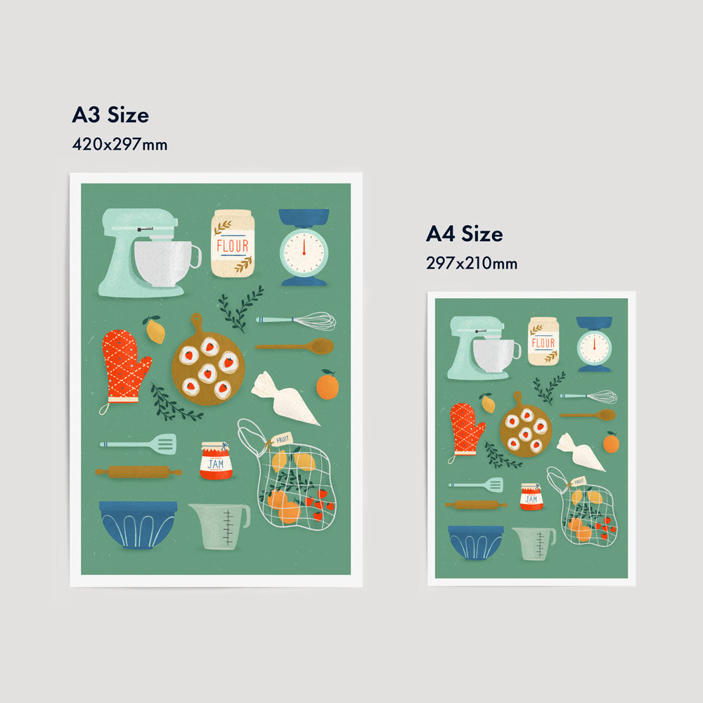 Country Baking | Fine Art Print