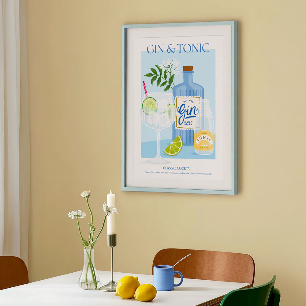 Gin & Tonic - Cocktails Series | Fine Art Print