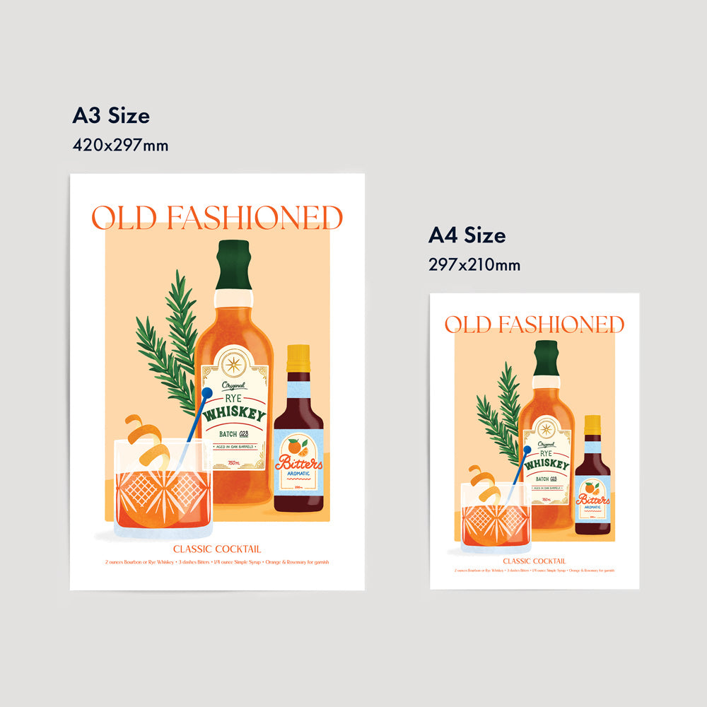 Old Fashioned - Cocktail Series | Fine Art Print