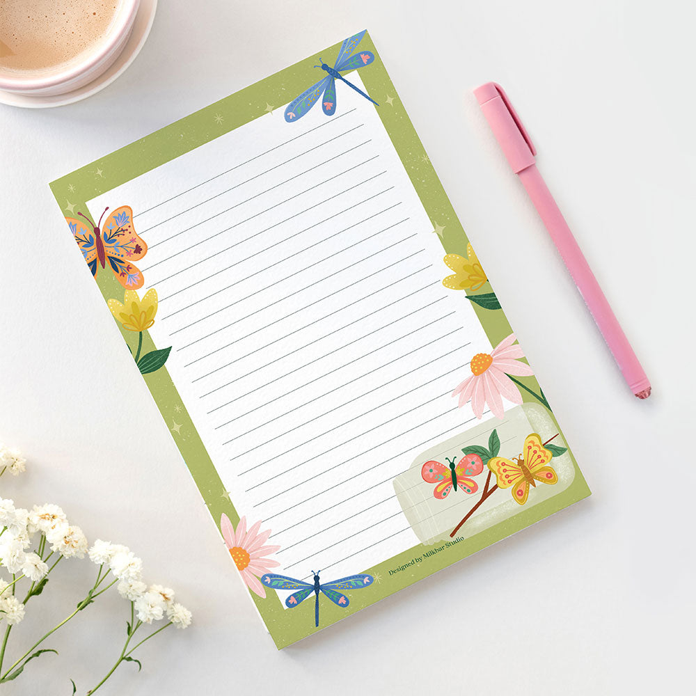 Butterfly Garden | A5 Notepad