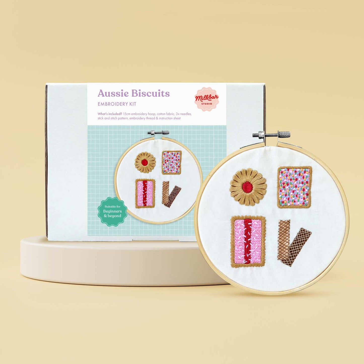Aussie Biscuits | Embroidery Kit