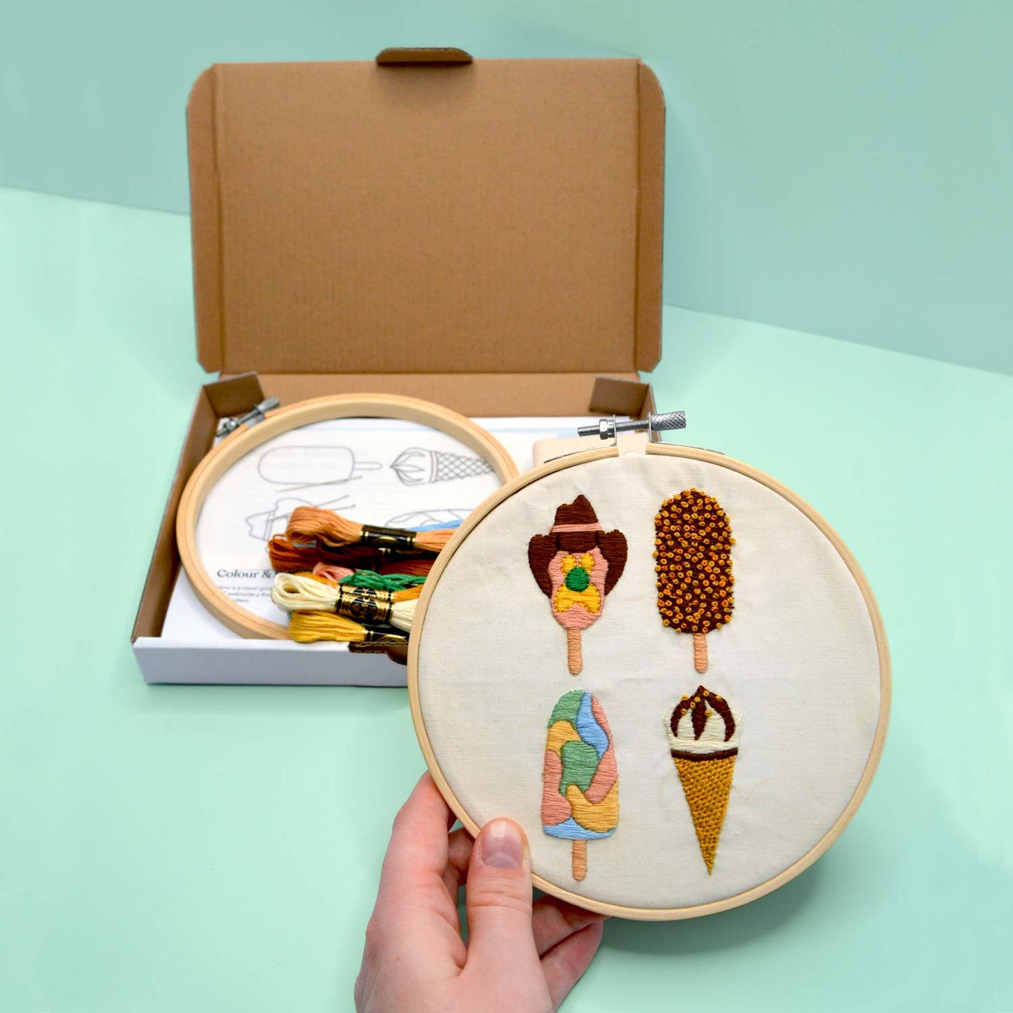 Aussie Ice Creams | Embroidery Kit