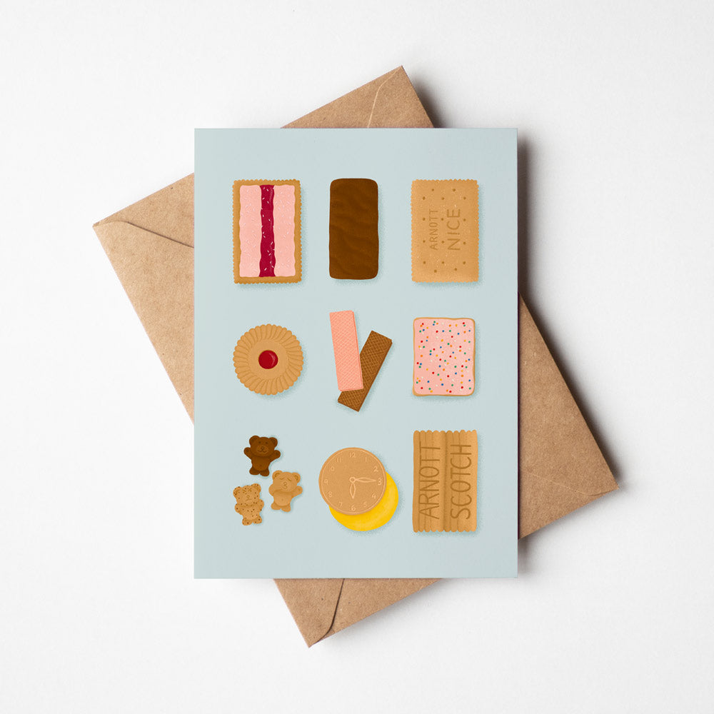 Aussie Biscuits | Greeting Card