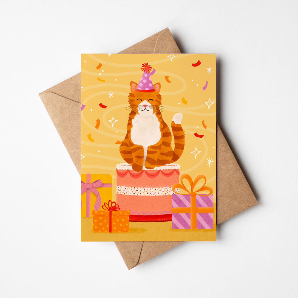 Party Cat | Greeting Card