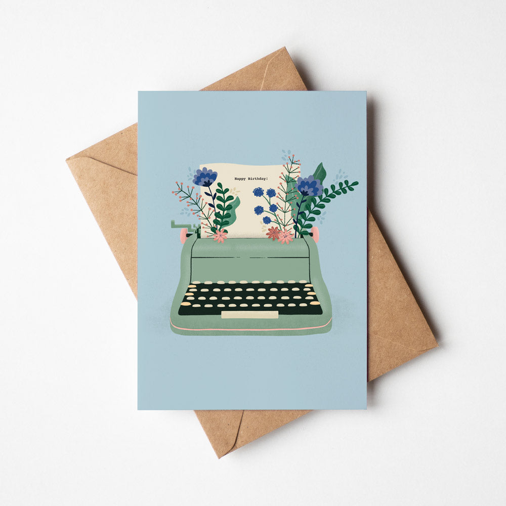 Typewriter | Greeting Card