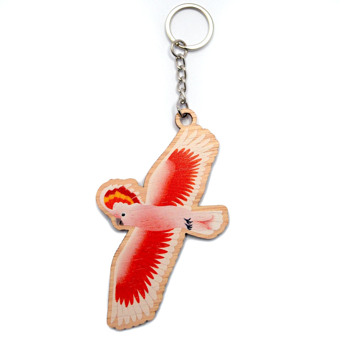 Wooden Keychain | Cockatoo