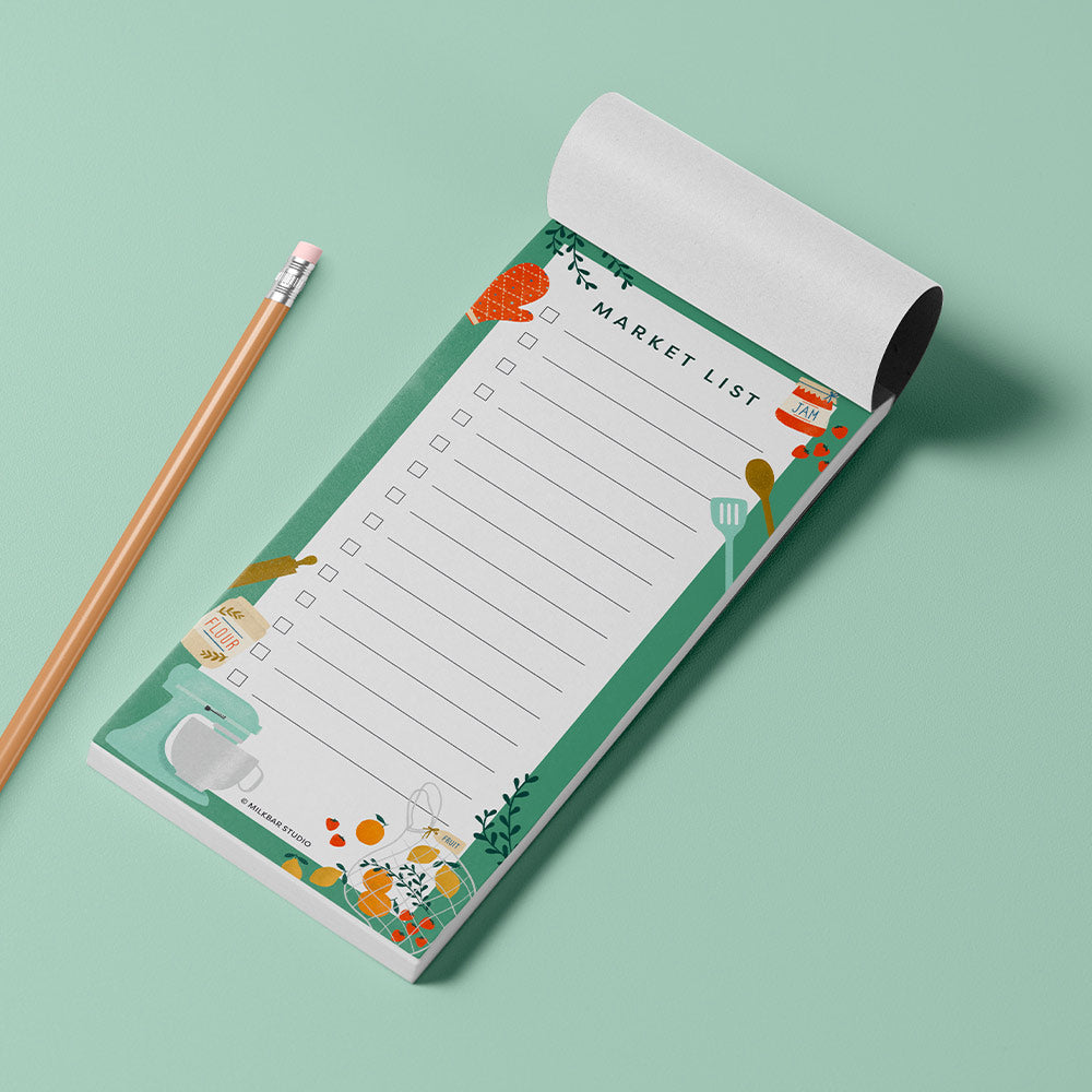 Market Shopping List | Checklist Notepad