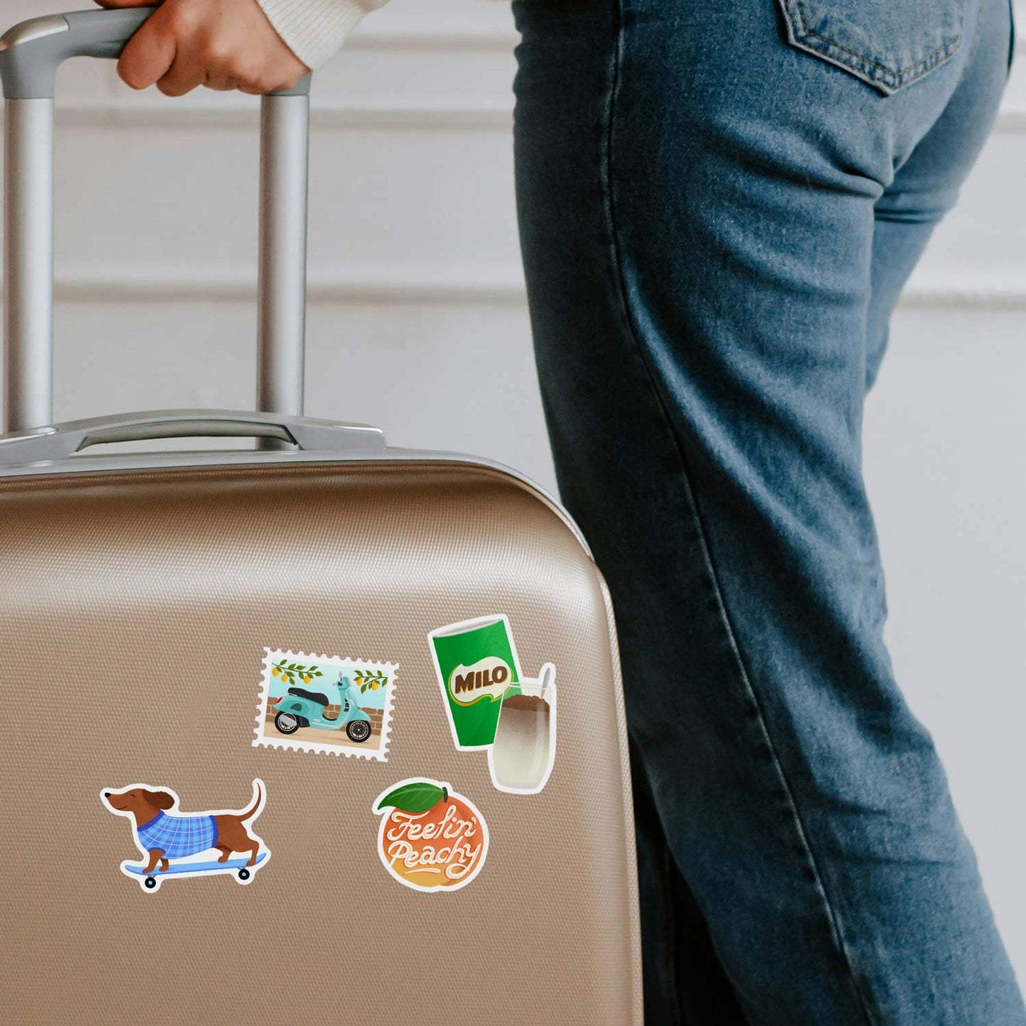 Feelin' Peachy | Vinyl Sticker