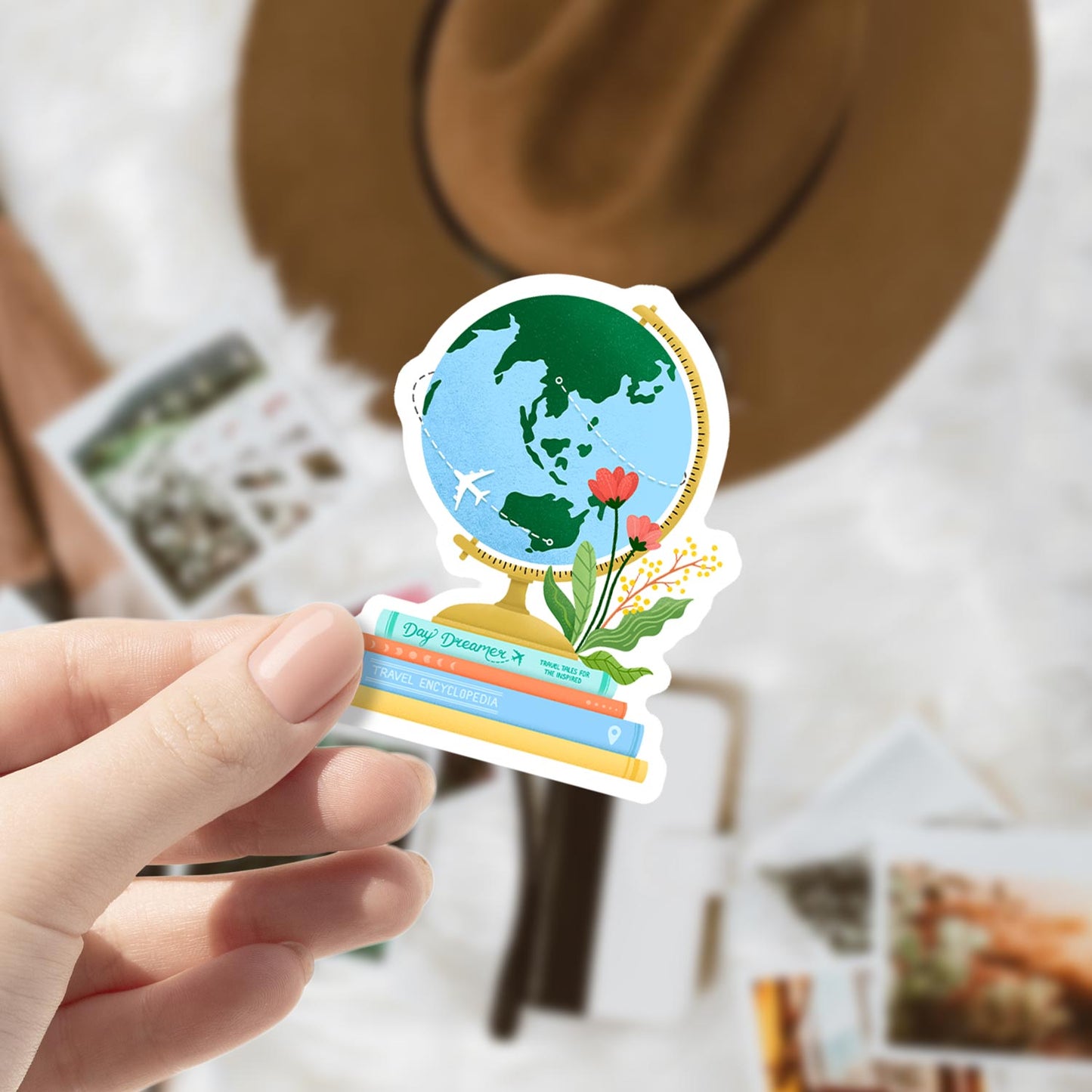 Travel Globe | Vinyl Sticker