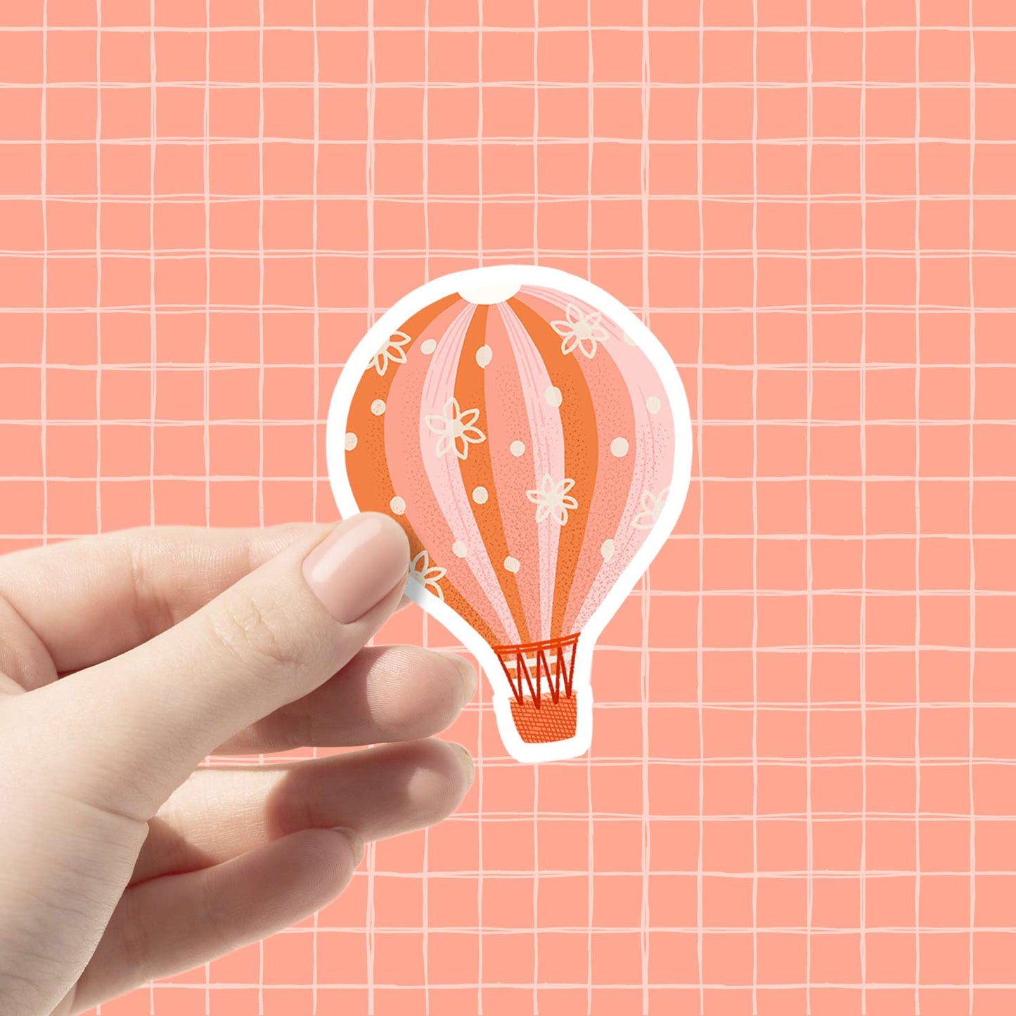 Hot Air Balloon | Vinyl Sticker