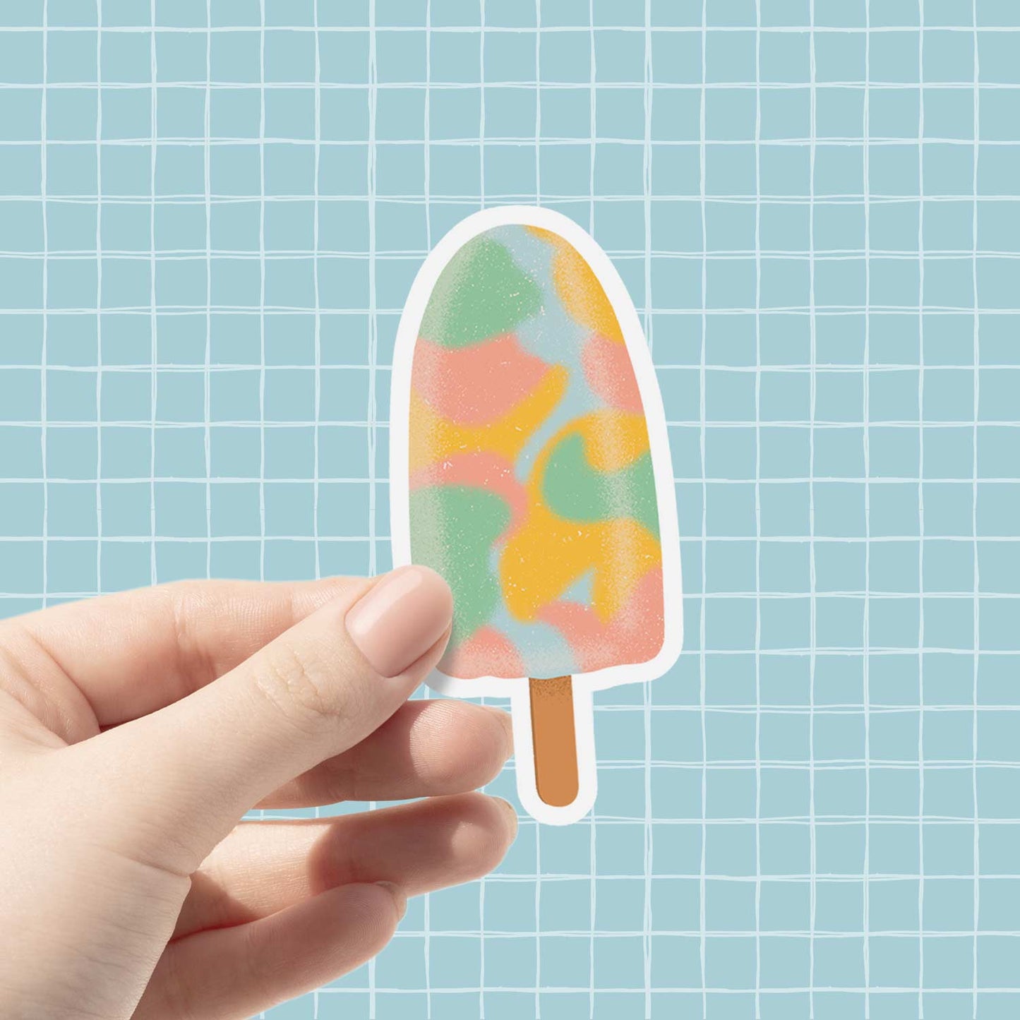 Aussie Ice Creams Rainbow Paddlepop | Vinyl Sticker