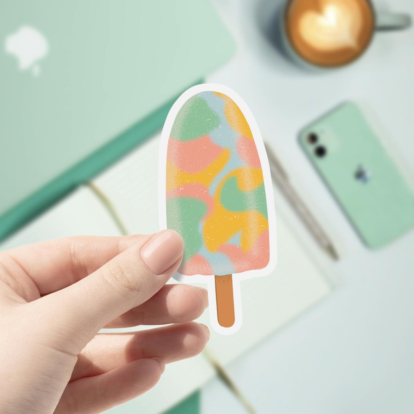 Aussie Ice Creams Rainbow Paddlepop | Vinyl Sticker