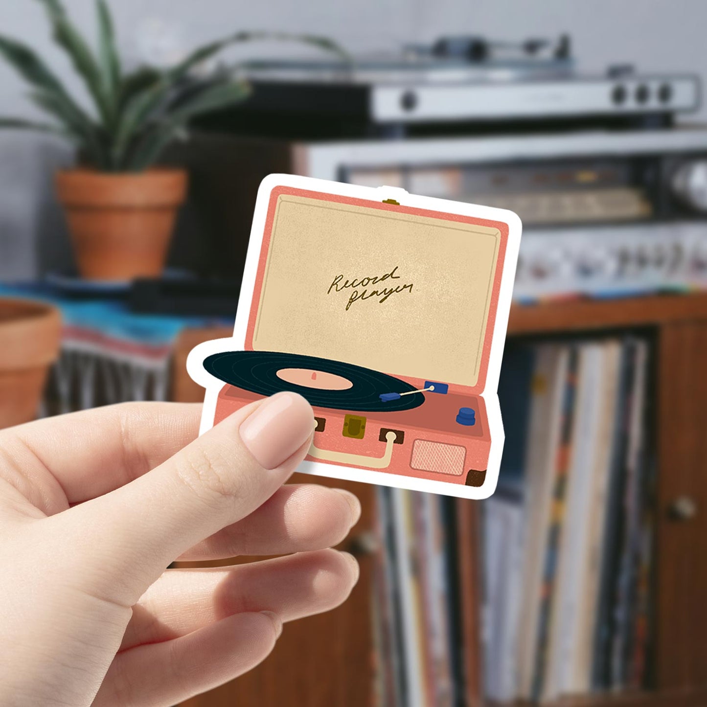 Record Player | Vinyl Sticker