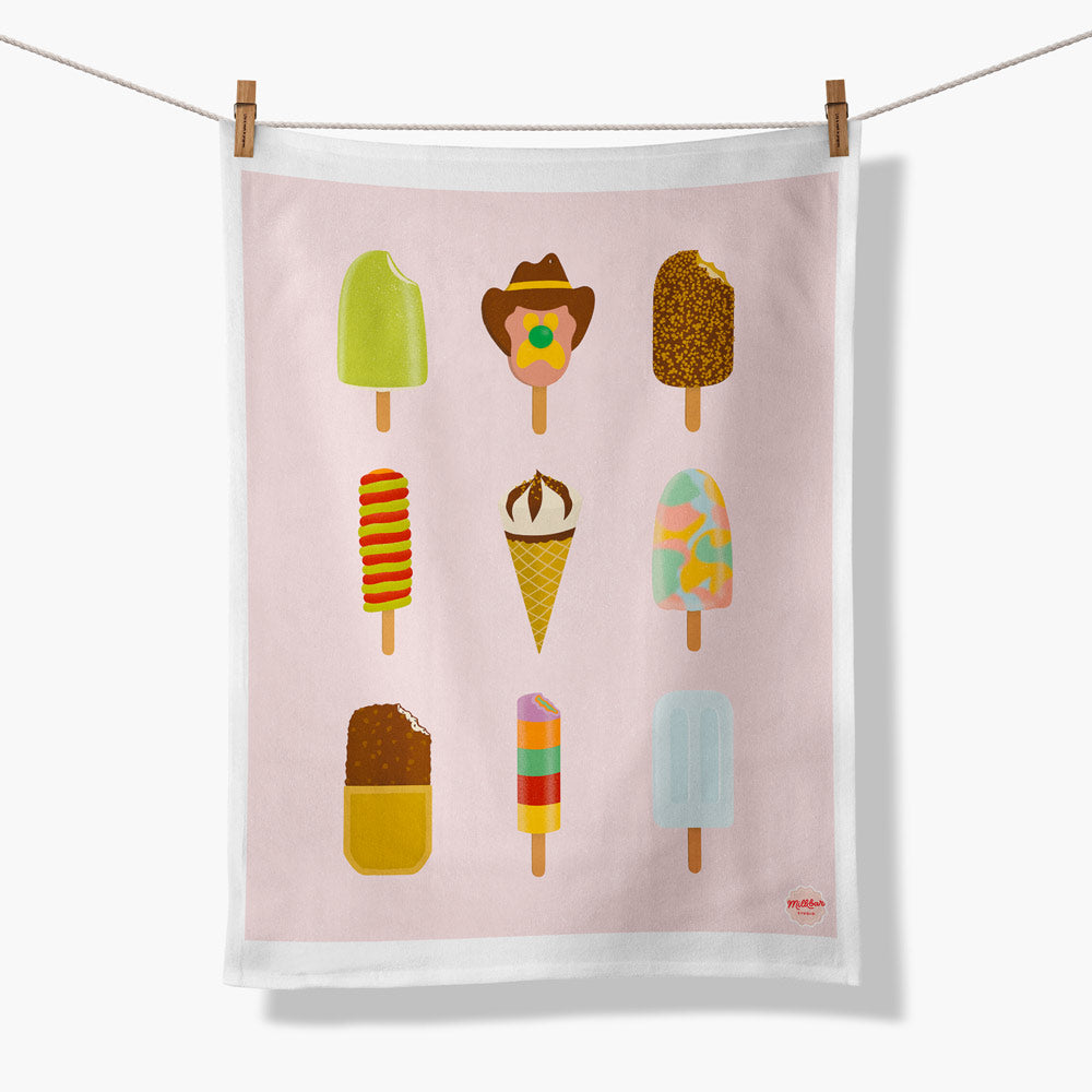 Aussie Ice Creams | Tea Towel