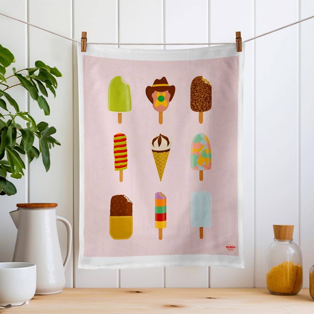 Aussie Ice Creams | Tea Towel