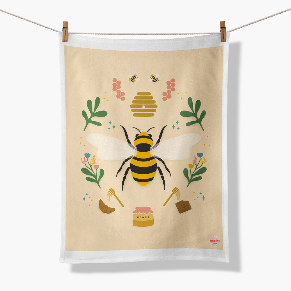 Honeybee | Tea Towel