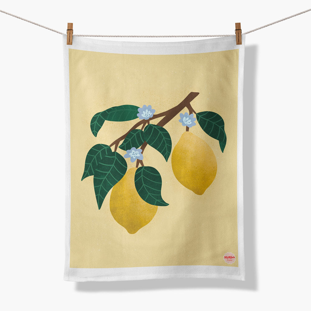 Summer Lemons | Tea Towel
