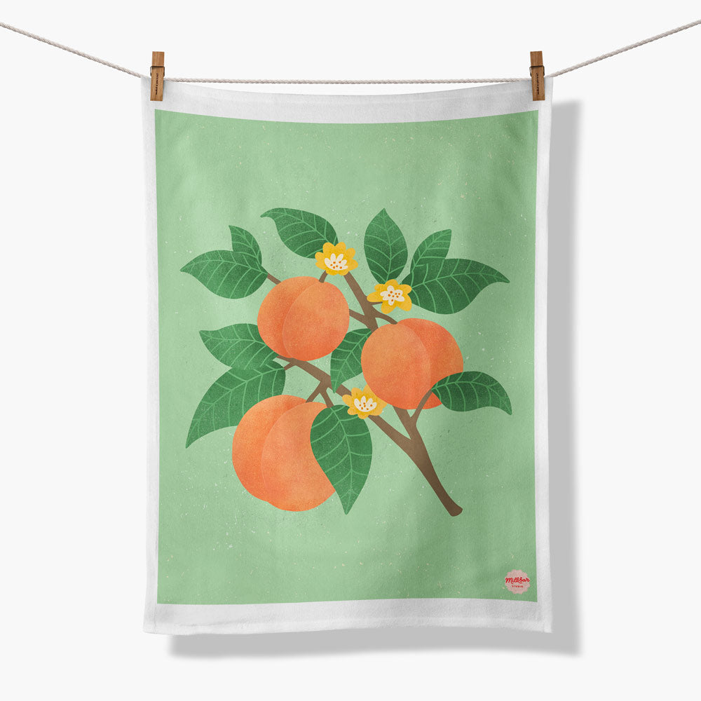 Summer Peaches | Tea Towel