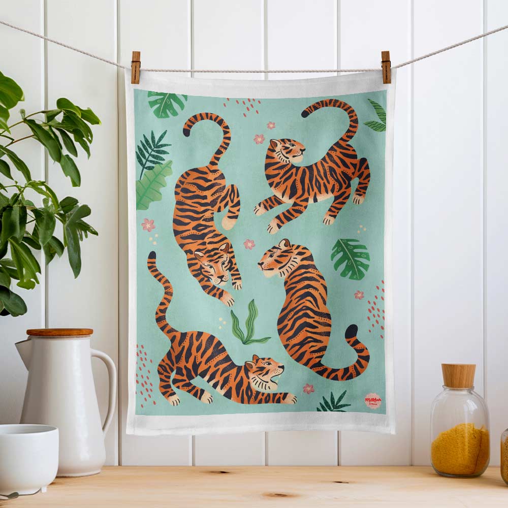 Tigers | Tea Towel