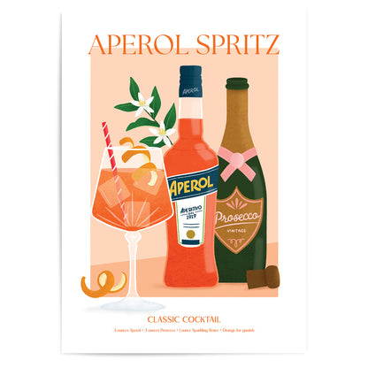 Aperol Spritz - Cocktail Series | Fine Art Print