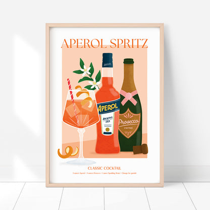Aperol Spritz - Cocktail Series | Fine Art Print