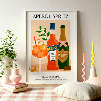 Aperol Spritz - Cocktail Series | Fine Art Print