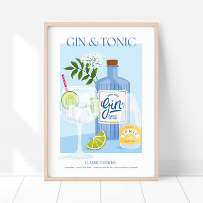 Gin & Tonic - Cocktails Series | Fine Art Print