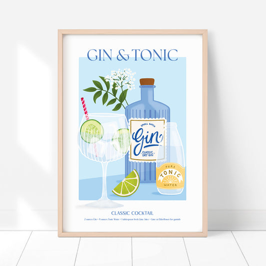 Gin & Tonic - Cocktails Series | Fine Art Print