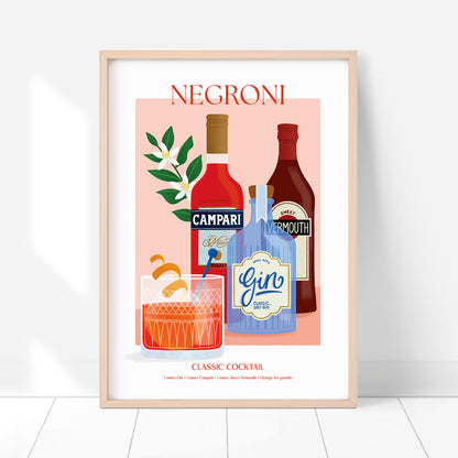 Negroni - Cocktail Series | Fine Art Print