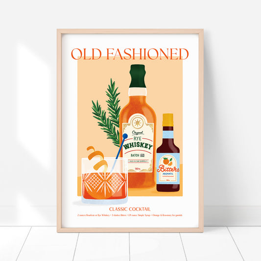 Old Fashioned - Cocktail Series | Fine Art Print