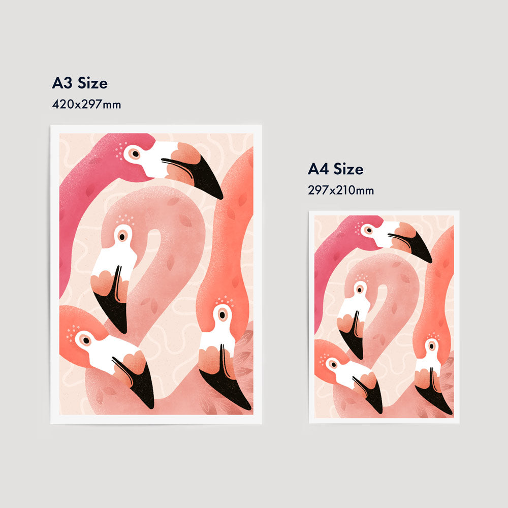 Flamingos | Fine Art Print