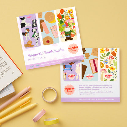 Magnetic Bookmarks Set - Pack 2