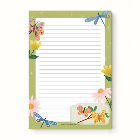 Butterfly Garden | A5 Notepad