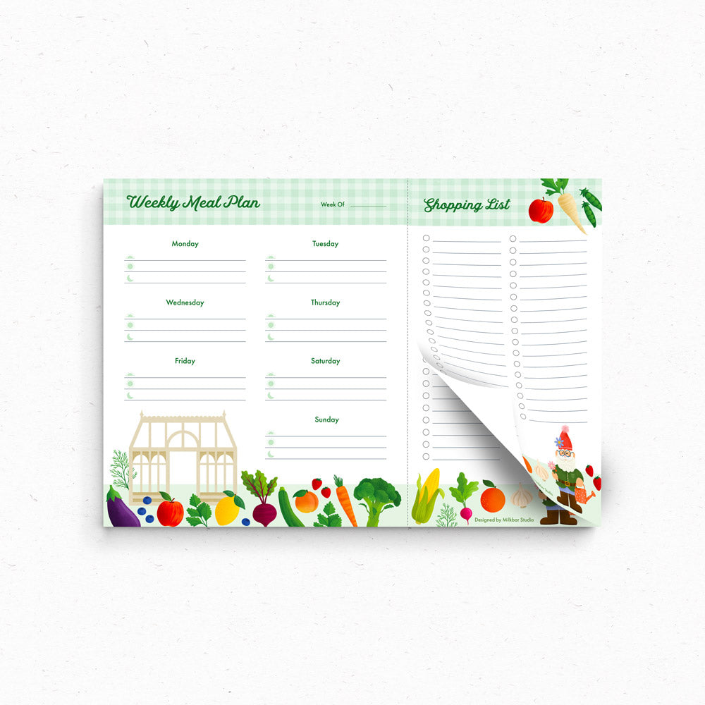 Garden Feast | A4 Weekly Planner Notepad