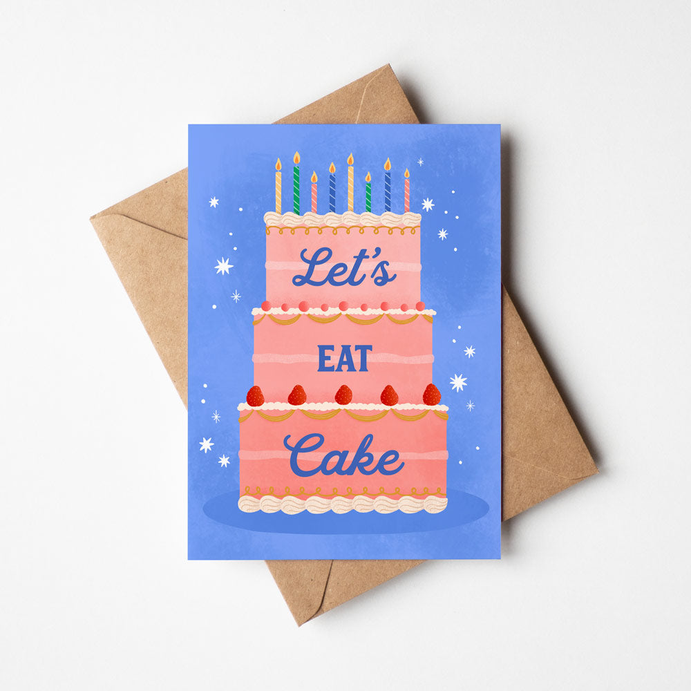 Let's Eat Cake | Greeting Card