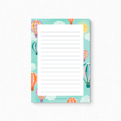 Hot Air Balloons | A6 Notepad