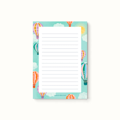 Hot Air Balloons | A6 Notepad