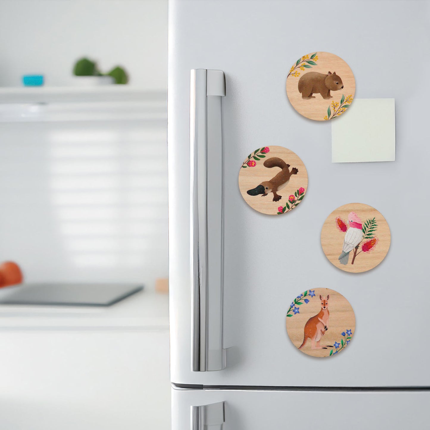 Wooden Magnets Set | Pack 2