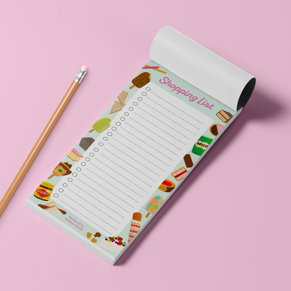 Aussie Snacks | Shopping List Notepad