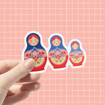 Babushka Dolls | Vinyl Sticker