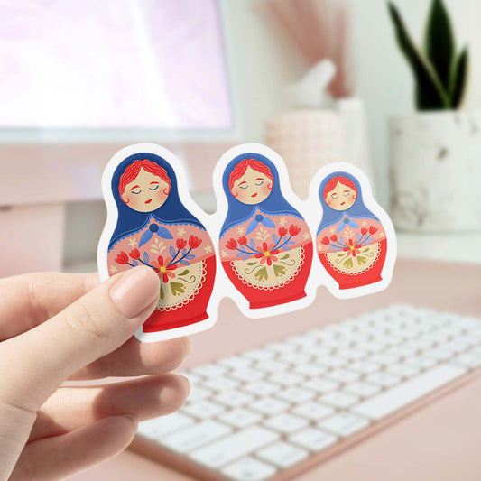 Babushka Dolls | Vinyl Sticker