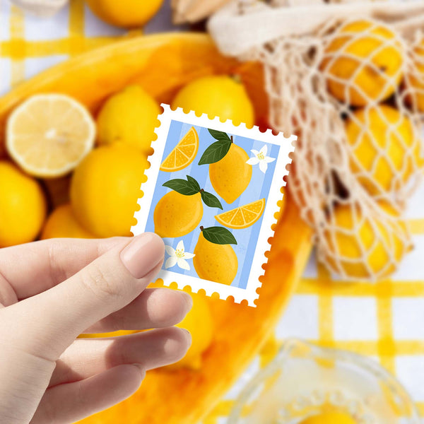Stamp - Lemon | Vinyl Sticker – Milkbar Studio